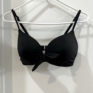 H&M black bikini top 34D